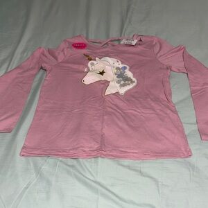 Pink Unicorn Kids Shirt